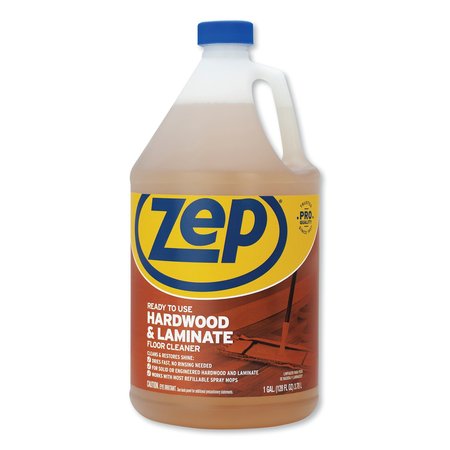Zep Hardwood and Laminate Cleaner, Fresh Scent, 1 gal, PK4 ZUHLF128